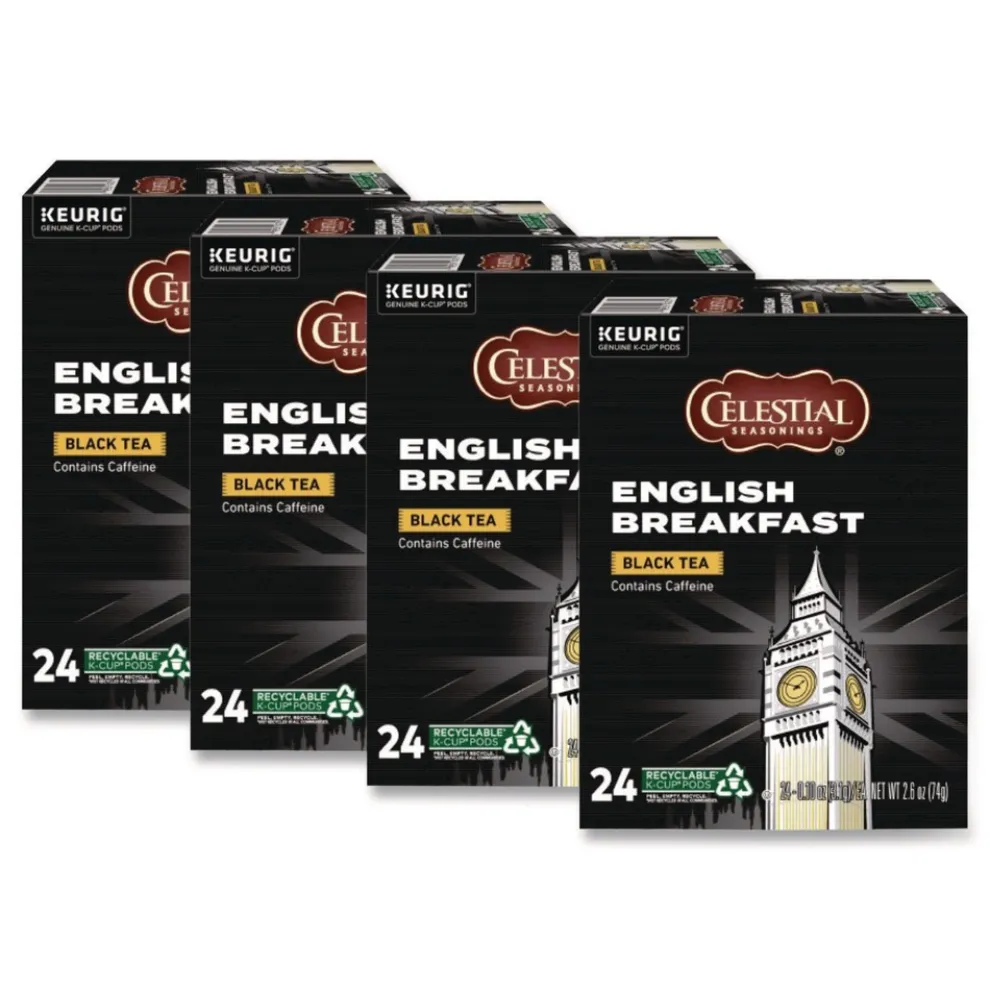 Celestial Seasonings 5000330008 Black Tea K-Cups - English Breakfast (96/Carton)