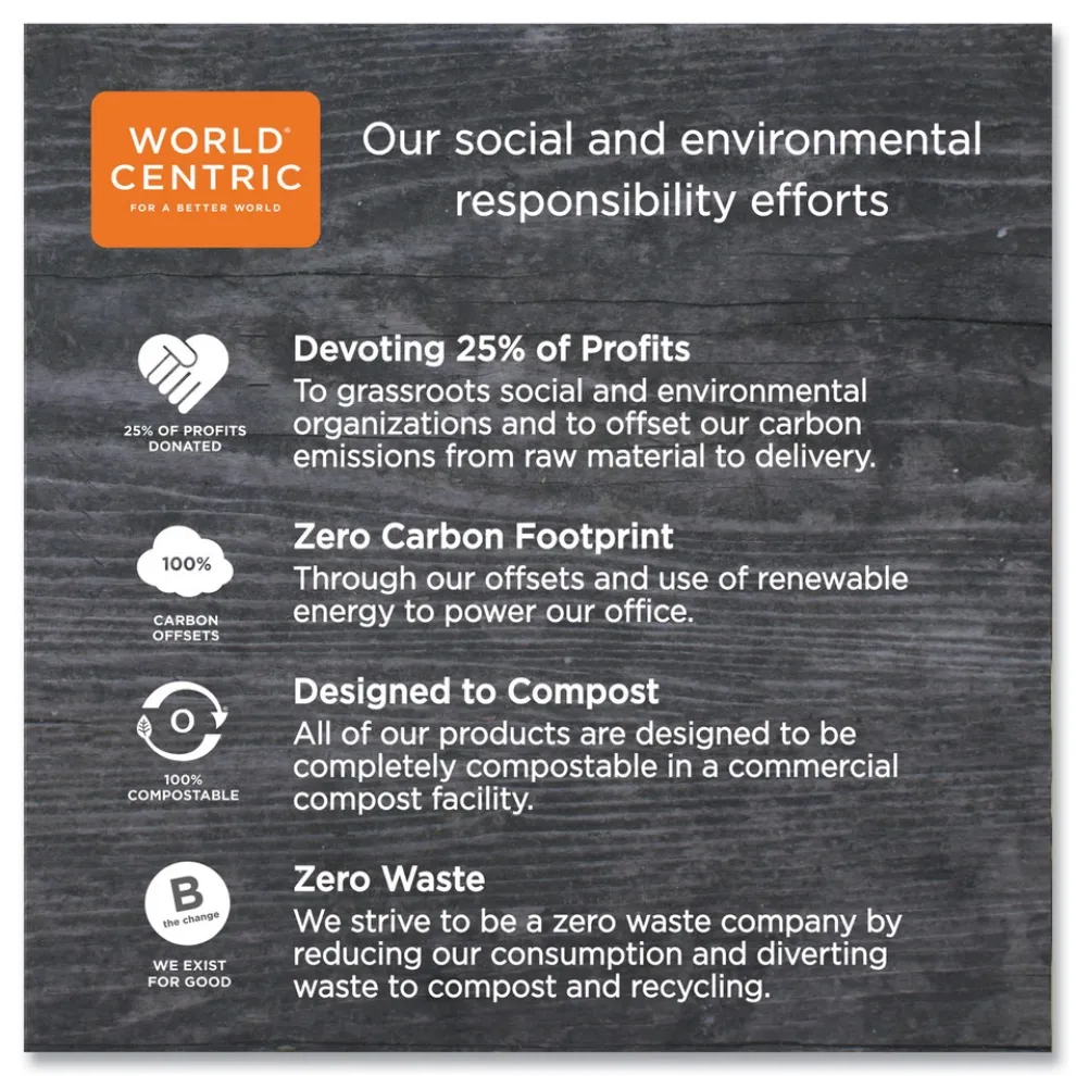 World Centric 6.1 in. x 7.6 in. x 2.8 in. 32 oz. PLA Rectangular Plastic Deli Containers - Clear (600/Carton)