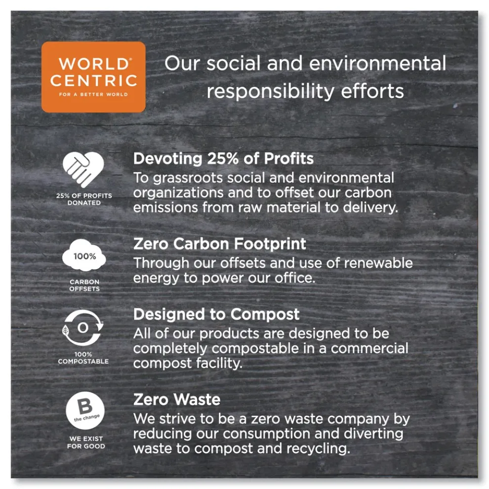 World Centric 10 oz. - 20 oz. PLA Lids for Hot Cups - White (1000/Carton)