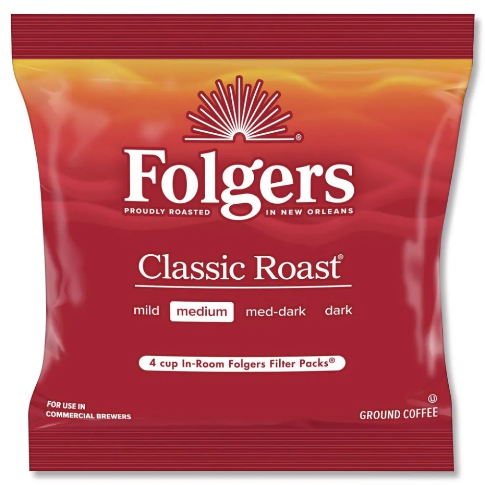 Folgers 0.6 oz. Classic Roast Ground Coffee Filter Packs (200/Carton)