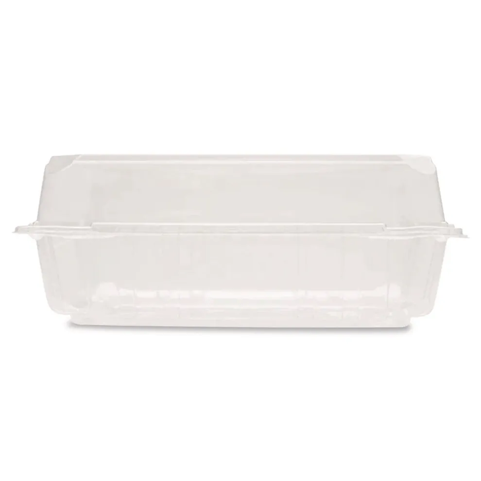 Karat PET Plastic Hinged Container 9 x 9 x 3.6 Clear Plastic 100/Pack 2 Packs/Carton