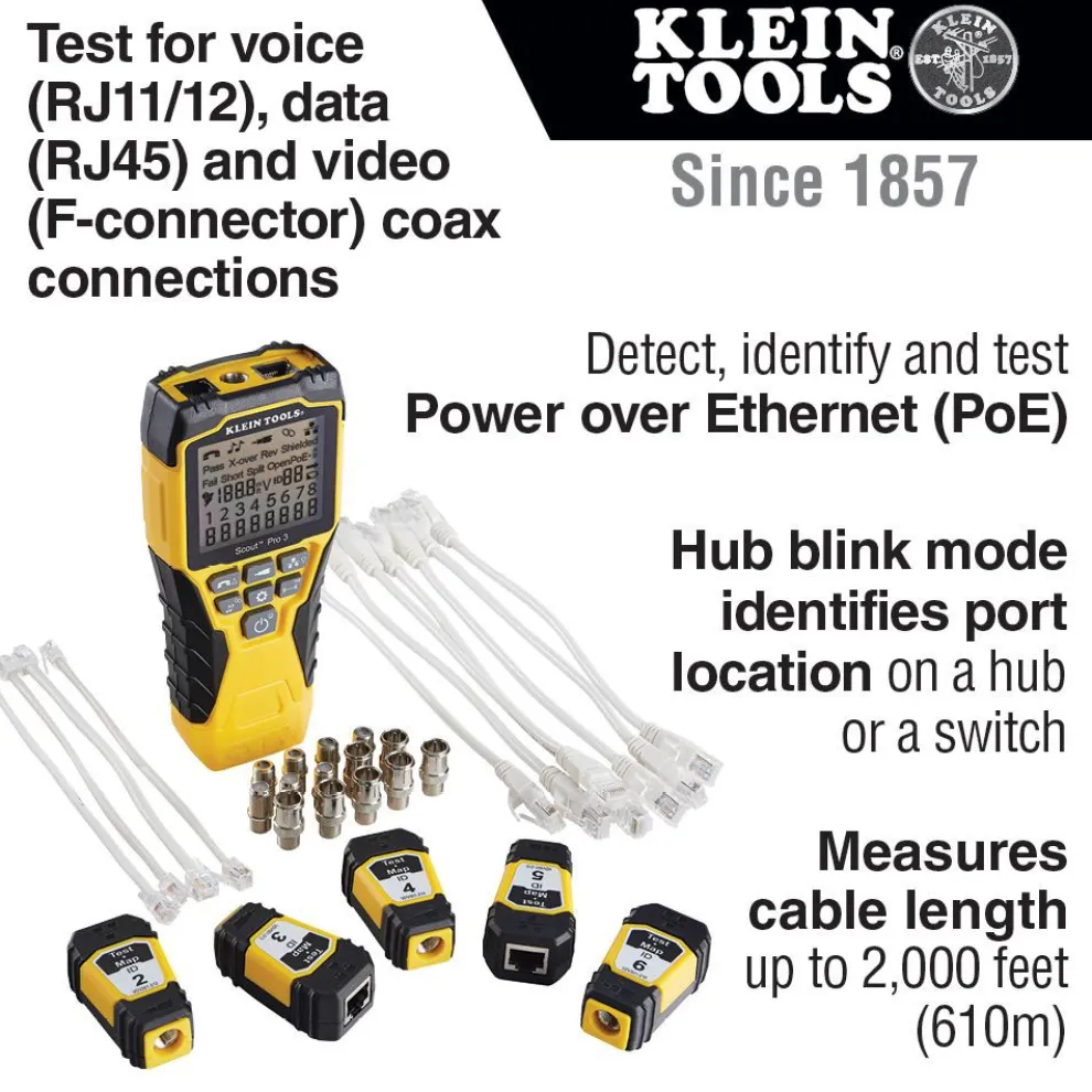 Klein Tools Scout Pro 3 with Test and Map Remote