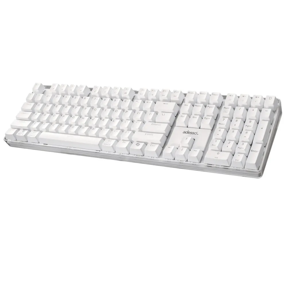 Adesso 680UW EasyTouch Keyboard - White