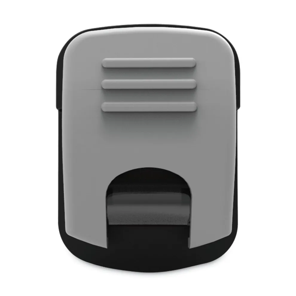 Advantus Grip-A-Clip 0.13 in. Jaw Capacity Magnetic/Adhesive Clips - Gray (10/Box)