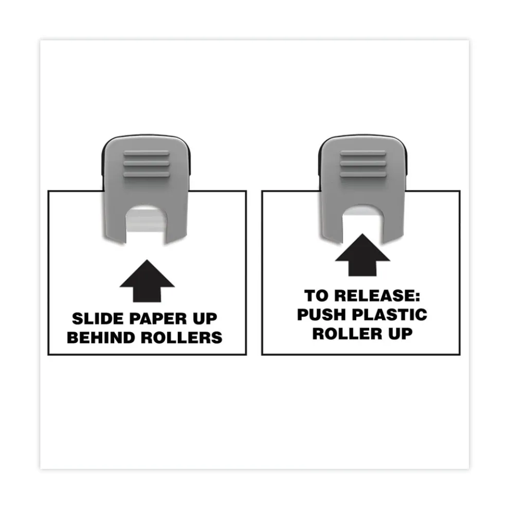 Advantus Grip-A-Clip 0.13 in. Jaw Capacity Magnetic/Adhesive Clips - Gray (10/Box)