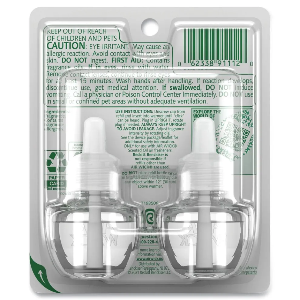 Air Wick 62338-91112 0.67 oz. Scented Oil Refills - Summer Delights (6/Carton)