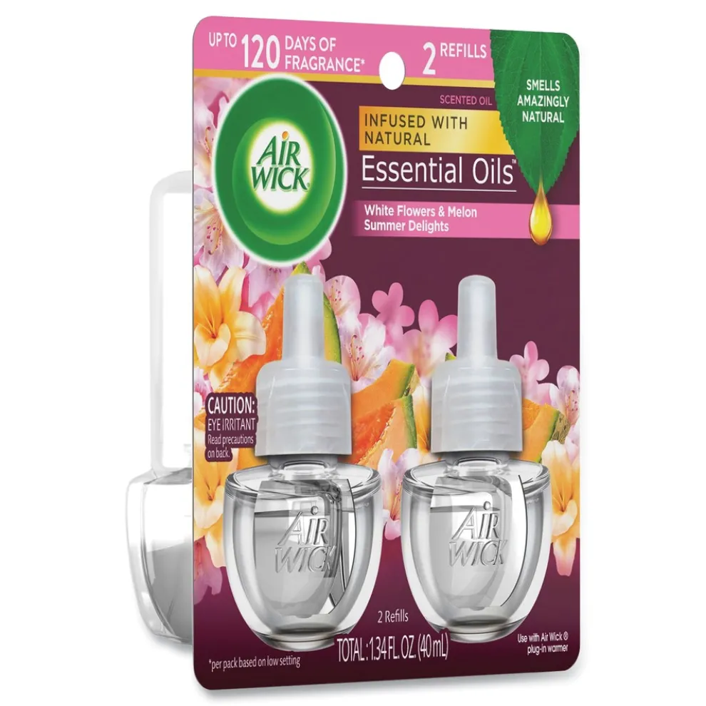 Air Wick 62338-91112 0.67 oz. Scented Oil Refills - Summer Delights (6/Carton)