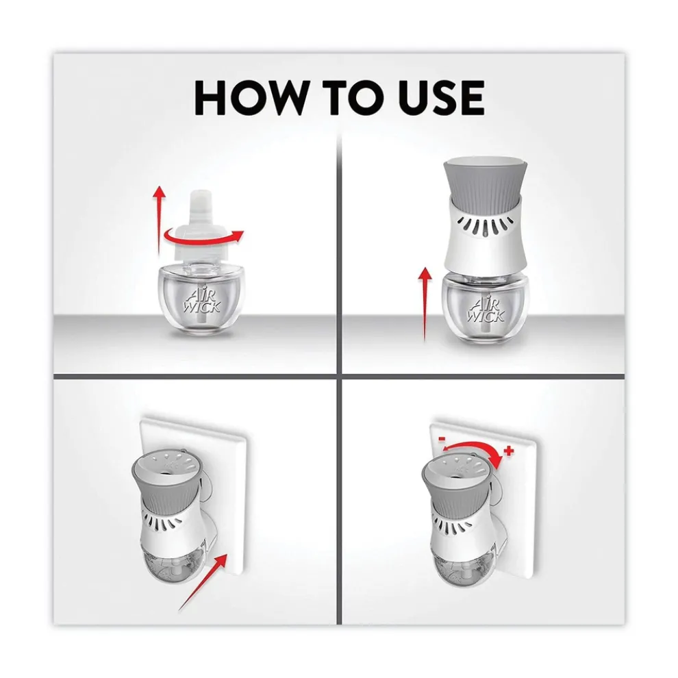 Air Wick 62338-91112 0.67 oz. Scented Oil Refills - Summer Delights (6/Carton)