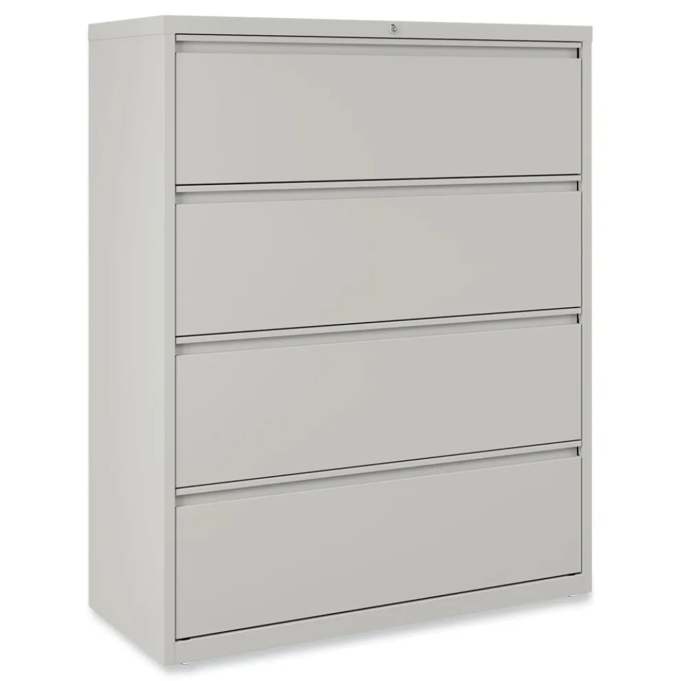 Alera 42 in. x 18.63 in. x 52.5 in. 4 Legal/Letter Size Lateral File Drawers - Light Gray