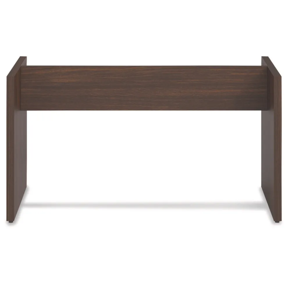 Alera 50 in. x 22 in. x 28 in. Seville 96 in. Wide Conference Table Base - Mahogany