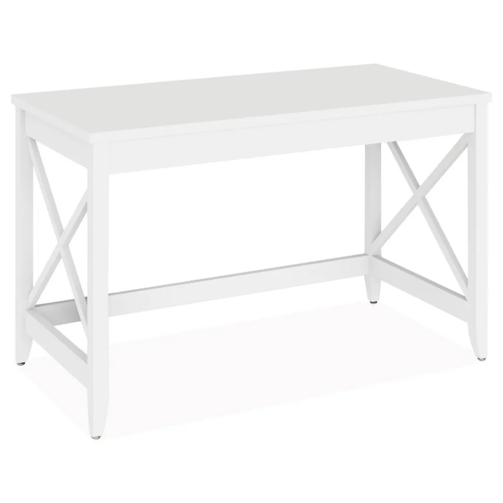 Alera 47.24 in. x 23.62 in. x 29.53 in. Farmhouse Writing Desk - White