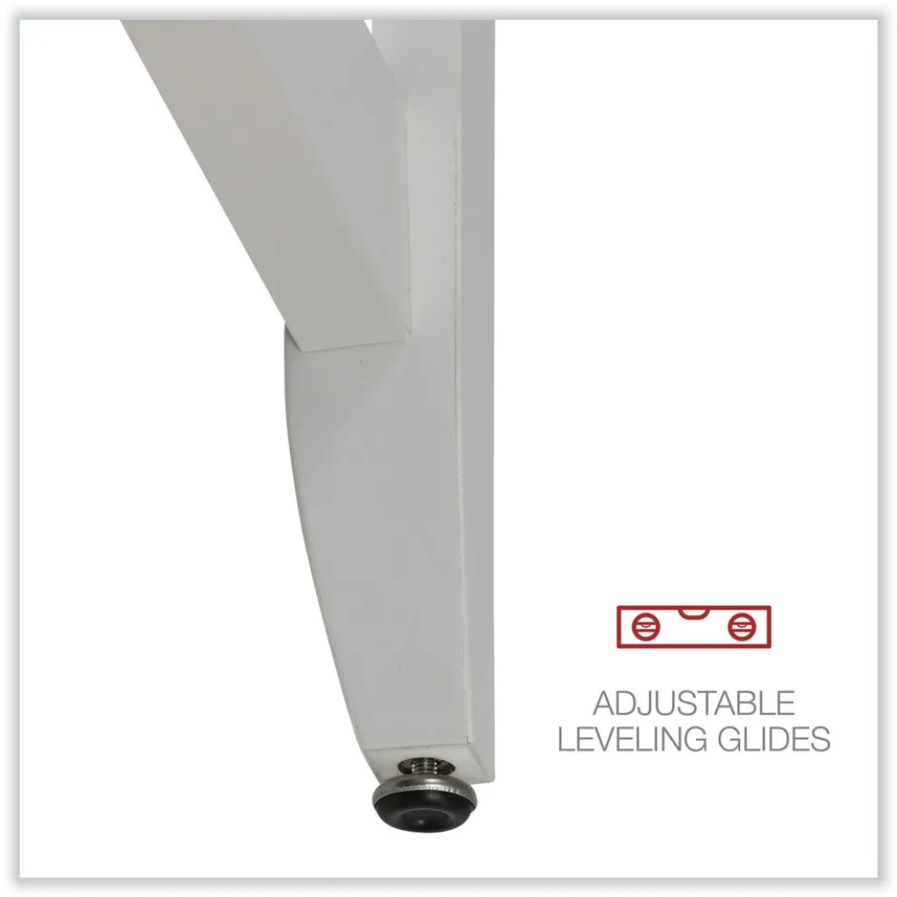 Alera 47.24 in. x 23.62 in. x 29.53 in. Farmhouse Writing Desk - White