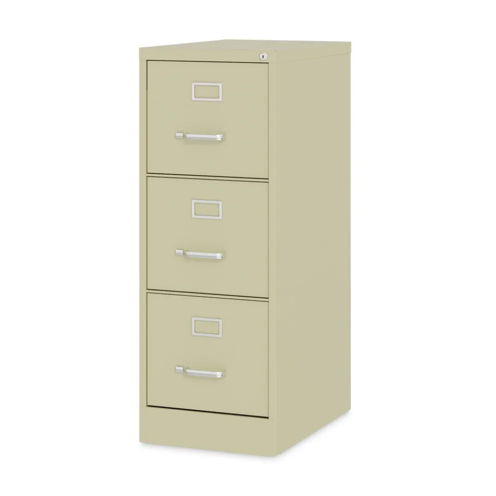 Alera 15 in. x 22 in. x 40.19 in. Letter-Size 3-Drawer Economy Vertical File - Putty