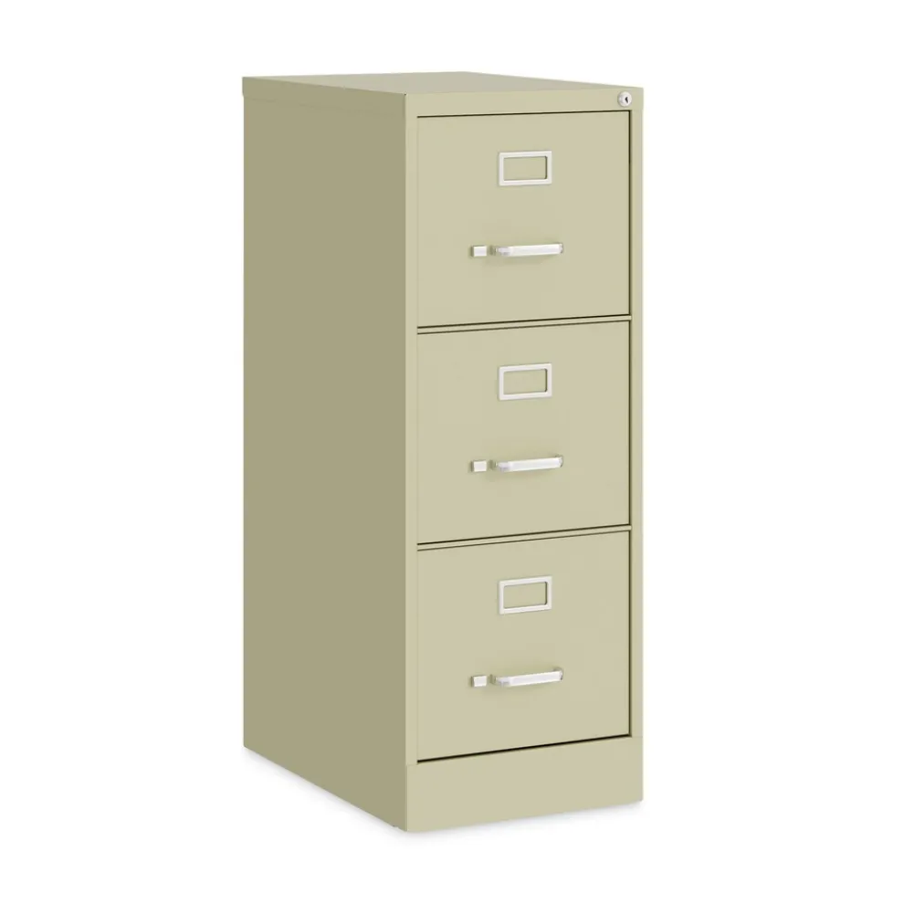 Alera 15 in. x 22 in. x 40.19 in. Letter-Size 3-Drawer Economy Vertical File - Putty