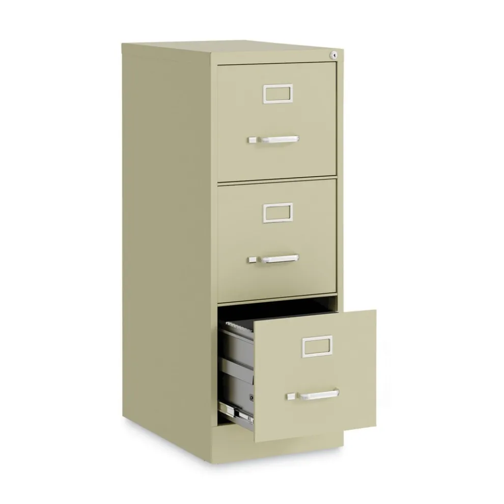 Alera 15 in. x 22 in. x 40.19 in. Letter-Size 3-Drawer Economy Vertical File - Putty