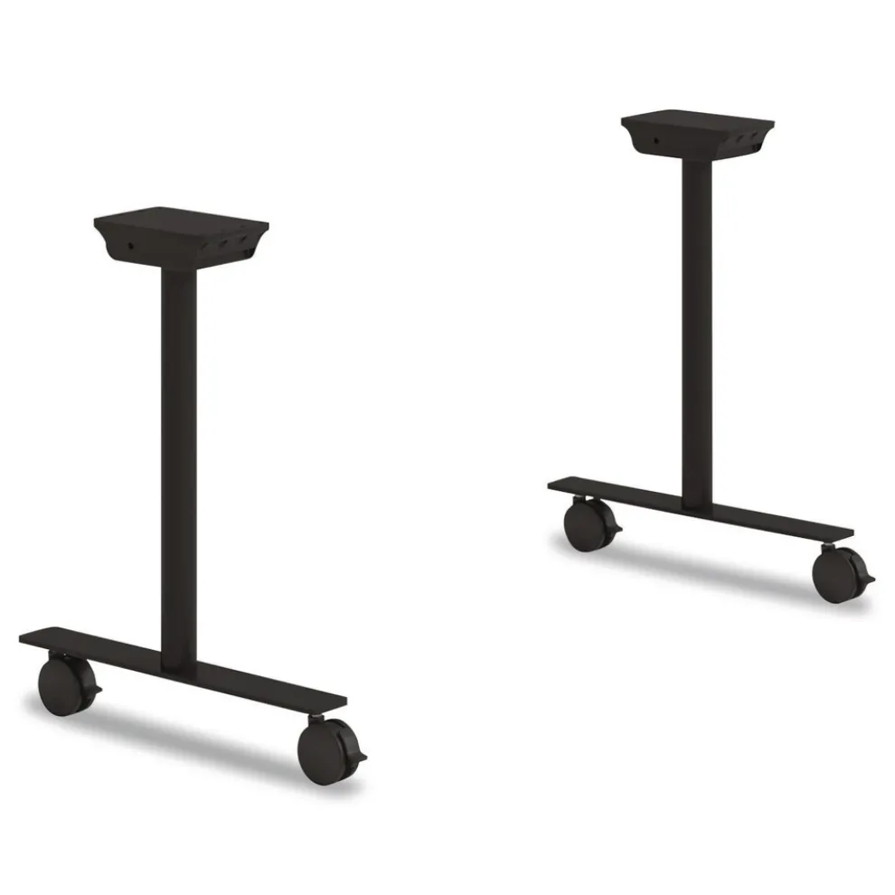 Alera 23 in. x 3 in. x 28 in. Seville Training Table Base - Black