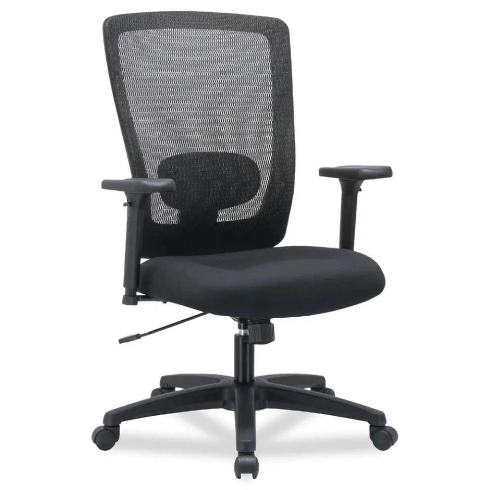 Alera Envy Series Mesh High-Back 250 lbs. Capacity Multifunction Chair - Black