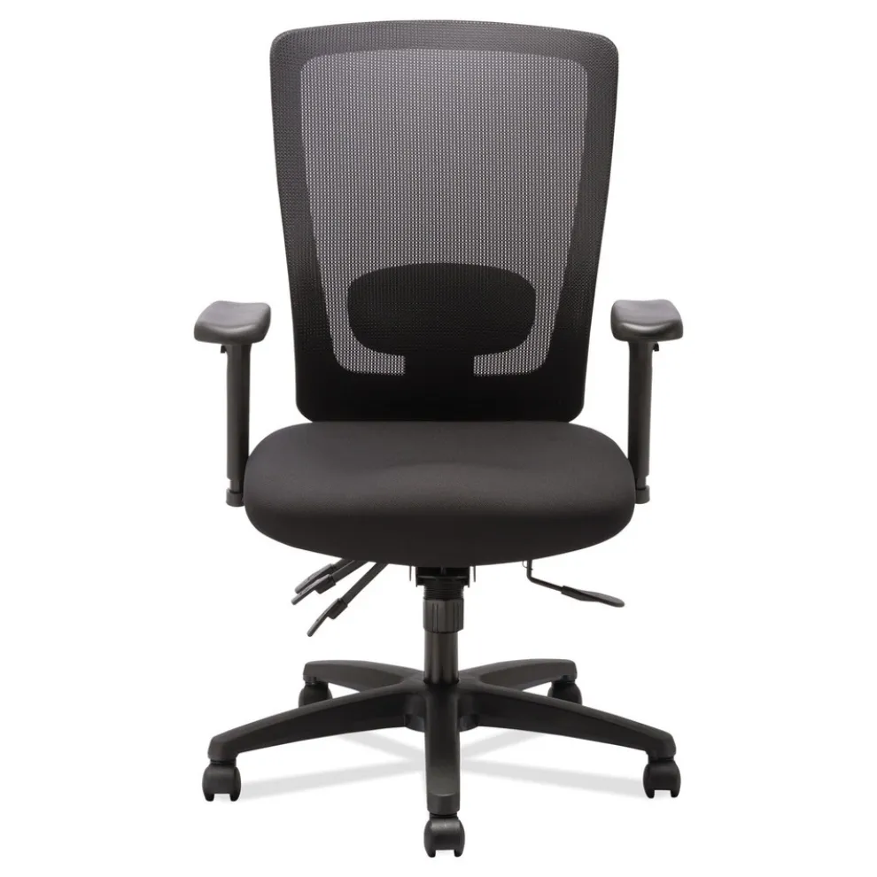 Alera Envy Series Mesh High-Back 250 lbs. Capacity Multifunction Chair - Black