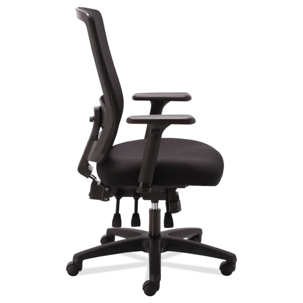 Alera Envy Series Mesh High-Back 250 lbs. Capacity Multifunction Chair - Black