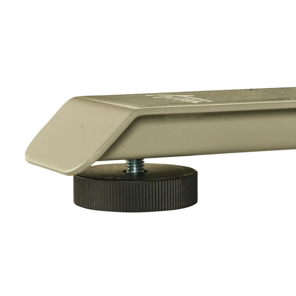 Alera 2-Stage 27.5 in - 47.25 in. High Corded Electric Adjustable Table Base - Gray