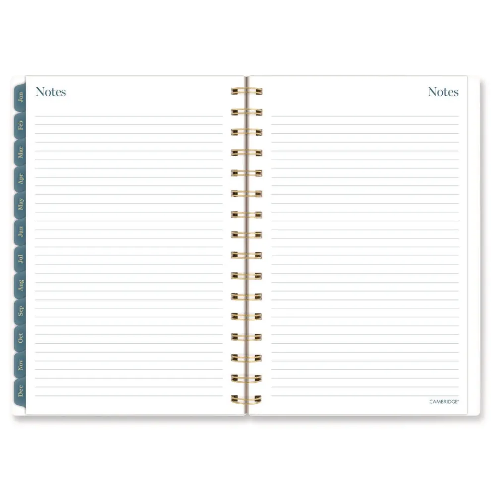 AT-A-GLANCE 8.5 in. x 5.5 in. 12-Month (Jan-Dec 2026) Midnight Garden Weekly/Monthly Planner - Black/Pink/Green Cover