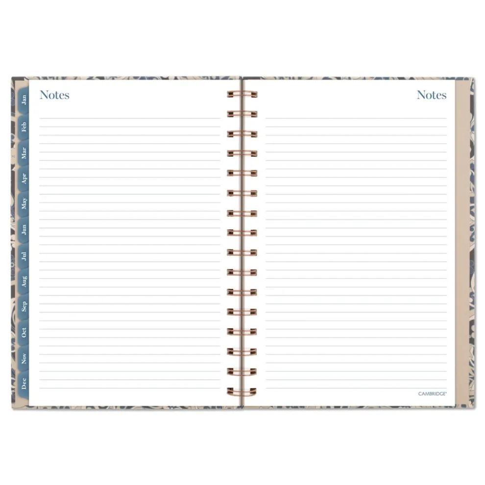 AT-A-GLANCE 8.5 in. x 5.5 in. 12-Month (Jan-Dec 2026) Elizabeth Weekly/Monthly Planner - Blue Cover