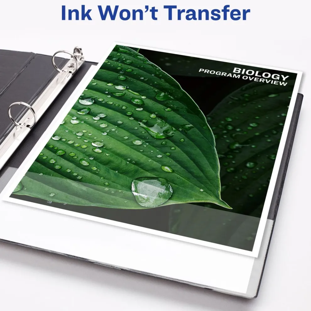 Avery One Touch EZD Rings 3 Rings 2 in. Capacity 11 in. x 8.5 in. Heavy-Duty DuraHinge View Binder - White (6/Carton)