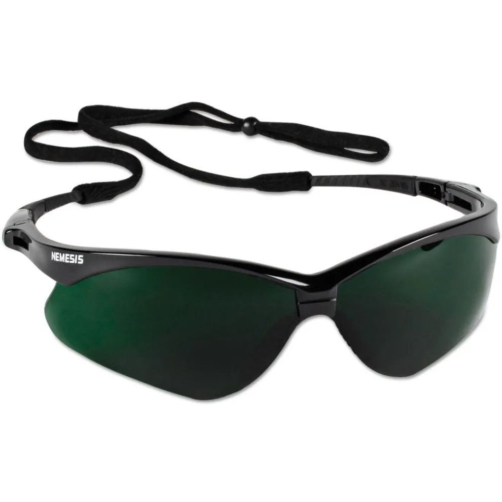 Ansell V30 Nemesis Nylon/Polycarb Safety Eyewear - Black Frame/IRUV 5 Lens