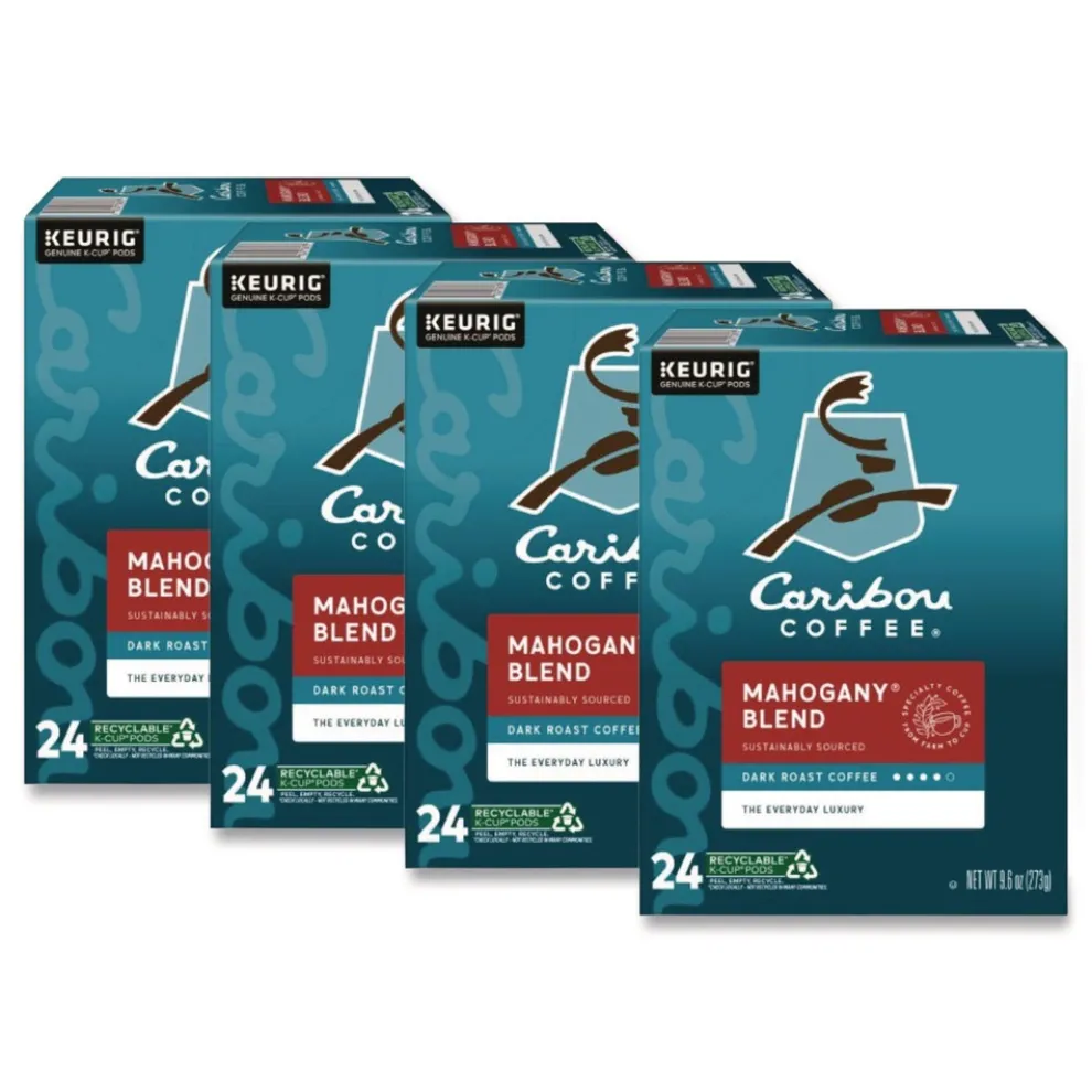 Caribou Coffee 5000330134 Coffee K-Cups - Mahogany (96/Carton)