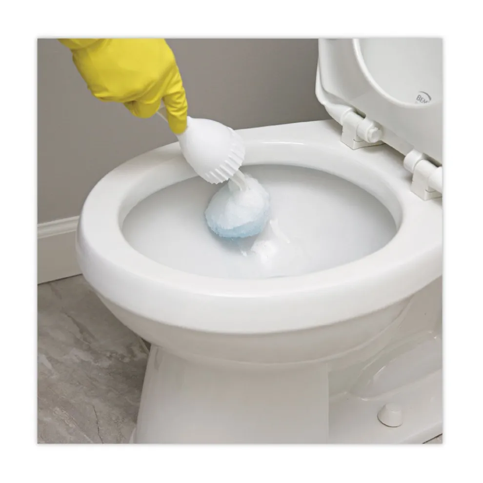 Boardwalk 528121 2 in. Cone Toilet Bowl Mop with 10 in. Handle - White (25/Carton)