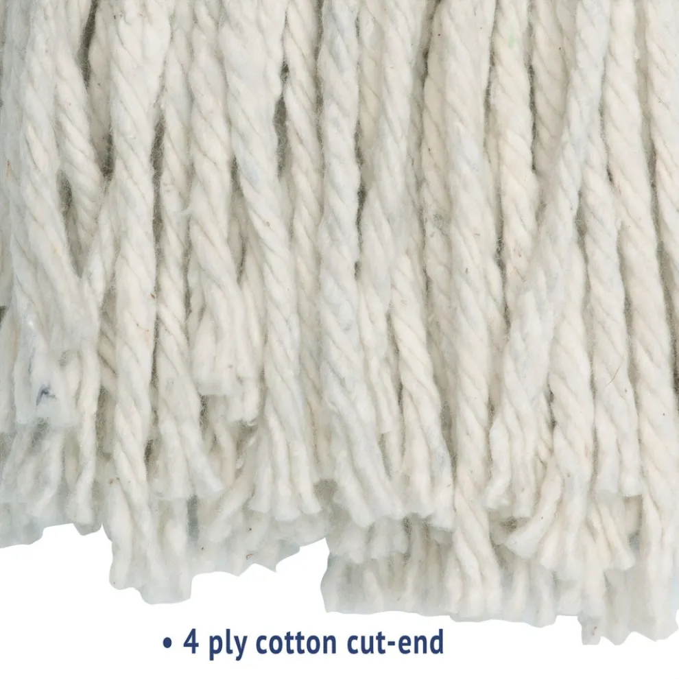 Boardwalk #20 Cut-End Cotton Wet Mop Head - White