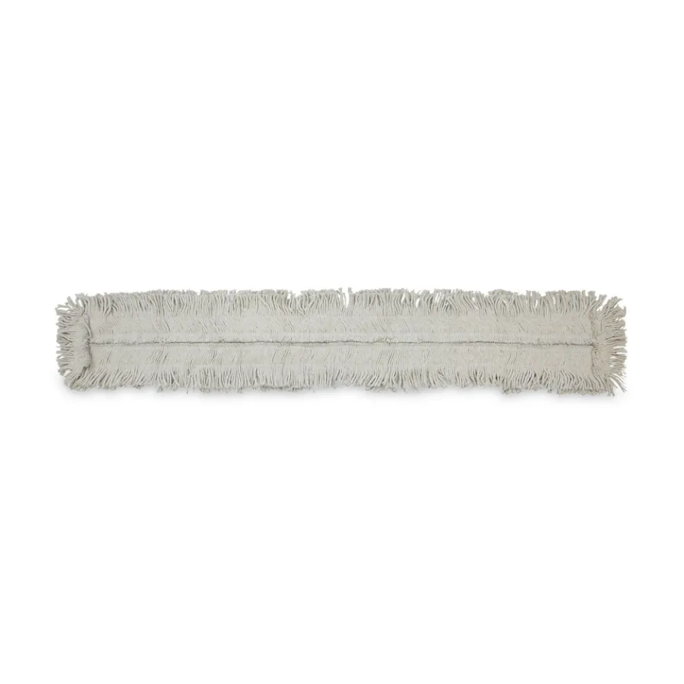 Boardwalk 60 in. x 5 in. Cut-End Disposable Cotton Dust Mop Head (12/Carton)
