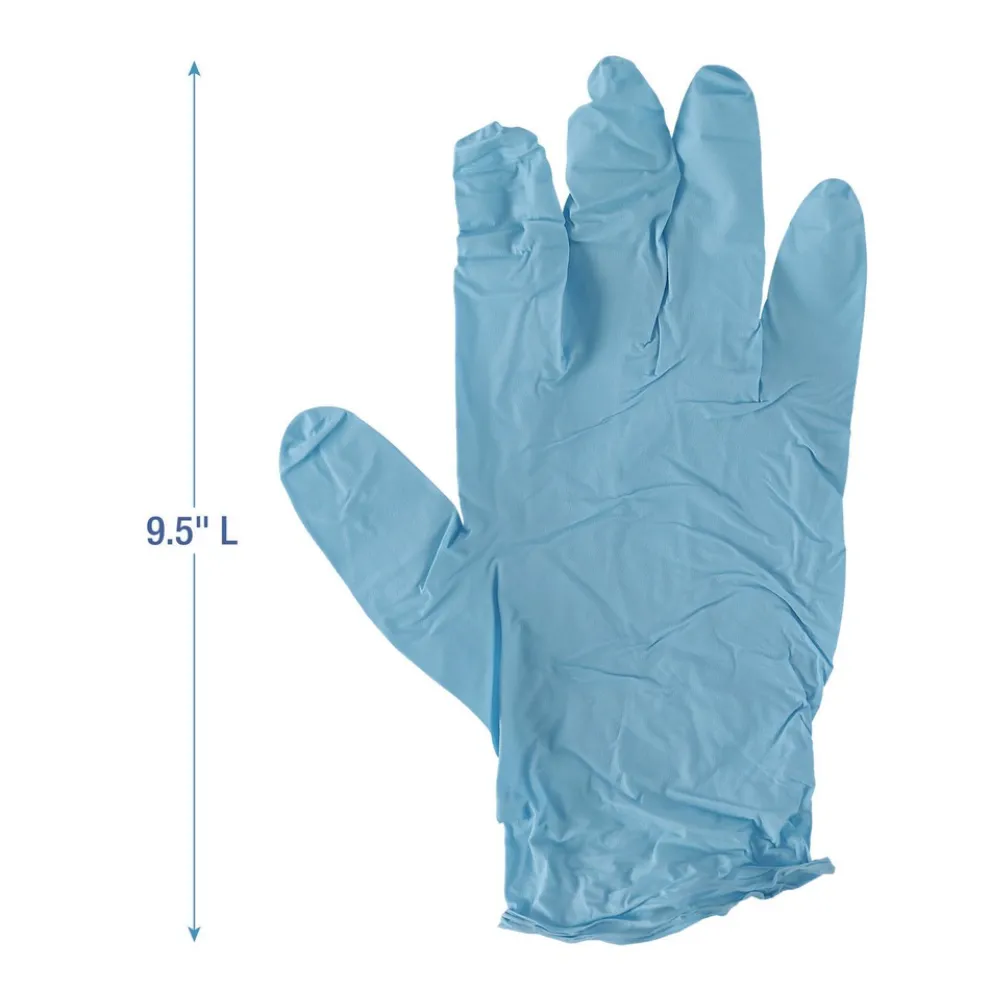Boardwalk 5 mil. Disposable Examination Nitrile Gloves - Small, Blue (100/Box)