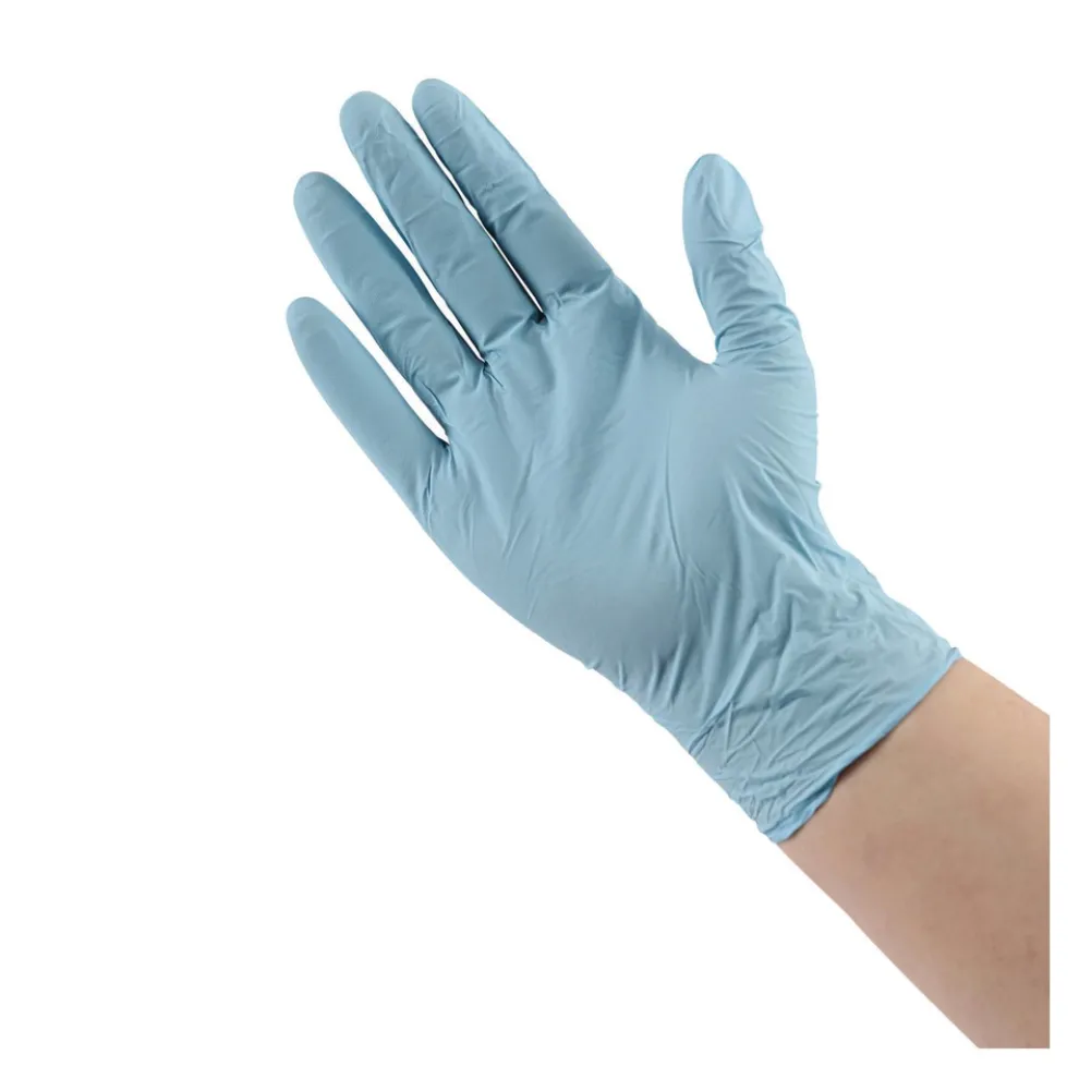Boardwalk 5 mil. Disposable Examination Nitrile Gloves - Small, Blue (100/Box)