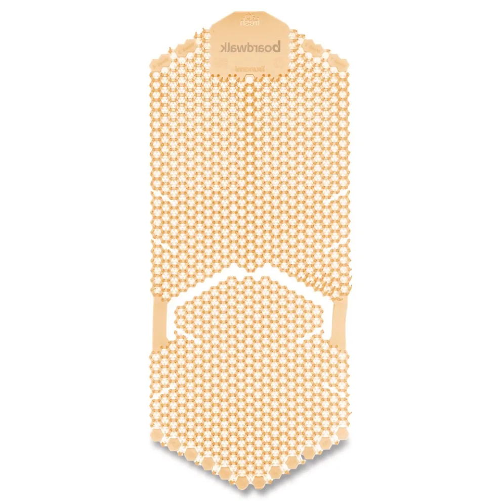 Boardwalk 5.22 oz. Vertical Urinal Screen - Summer Sunshine Scent Yellow (6/Carton)