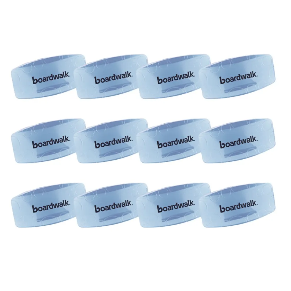Boardwalk Toilet Bowl Clip - Cotton Blossom Scent, Blue (12/Box)