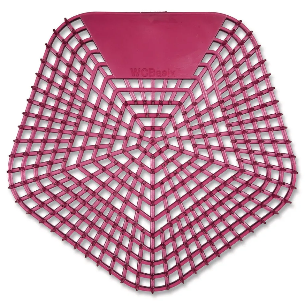 Boardwalk WCBX-P-010I010I-01-AAS80- 0.11 oz WCBasix Urinal Screen - Apple Cinnamon Scent, Red (10/Box)