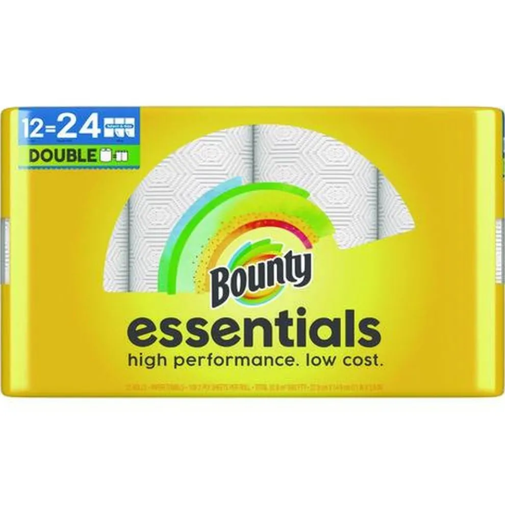 Bounty Essentials Select-A-Size 2-Ply Kitchen Roll Paper Towels (1/Carton)