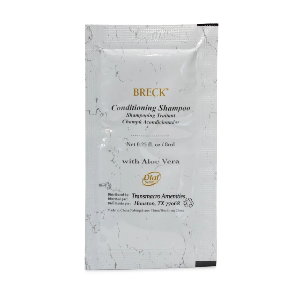 Breck DIA 20817 0.25 oz. Shampoo/Conditioner - Clean Scent (500/Carton)