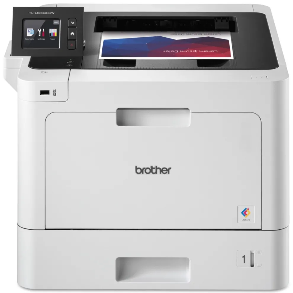 Brother Business Color Laser Printer with Duplex Printing and Wireless Networking