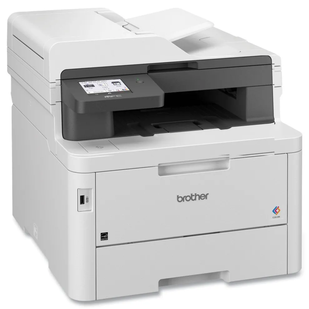 Brother Copy/Fax/Print/Scan Wireless Digital Laser Color All-in-One Printer - White