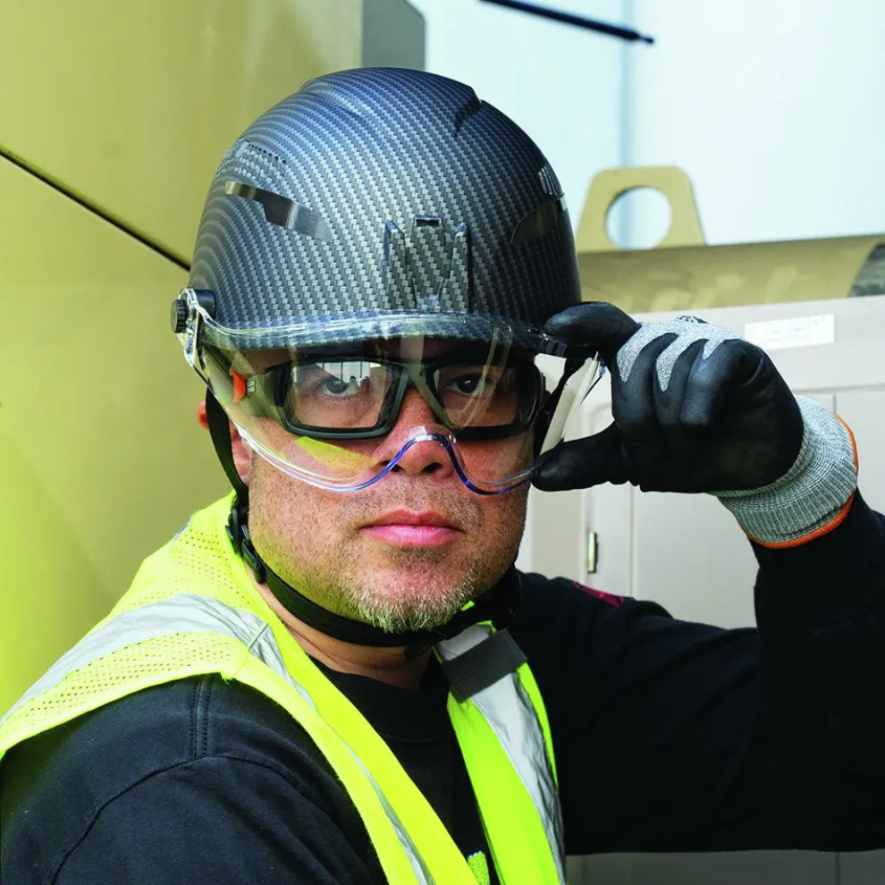 Klein Tools Premium KARBN Pattern Vented Class C Safety Helmet