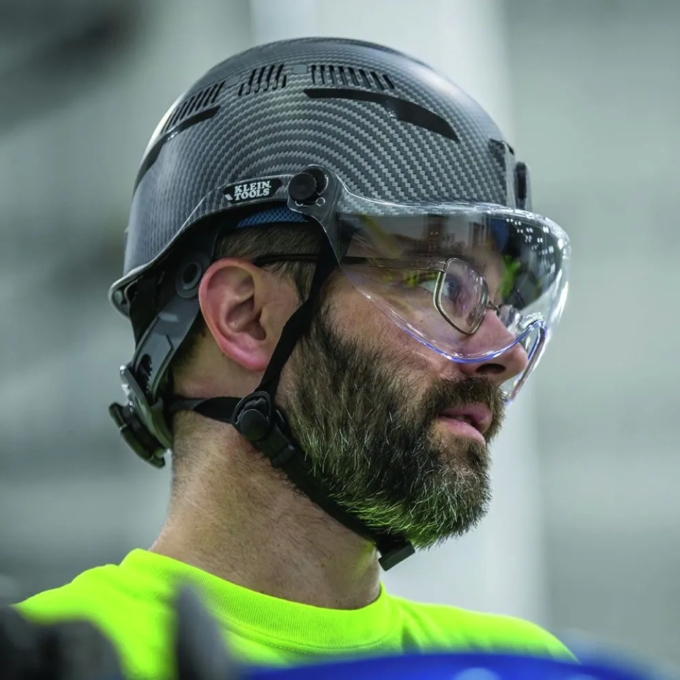 Klein Tools Premium KARBN Pattern Vented Class C Safety Helmet