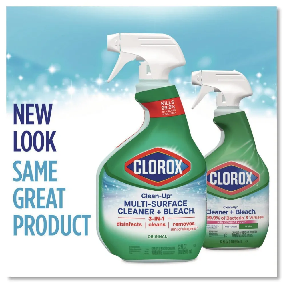Clorox 32 oz. Clean-Up Multi-Surface Cleaner with Bleach - Original (9/Carton)