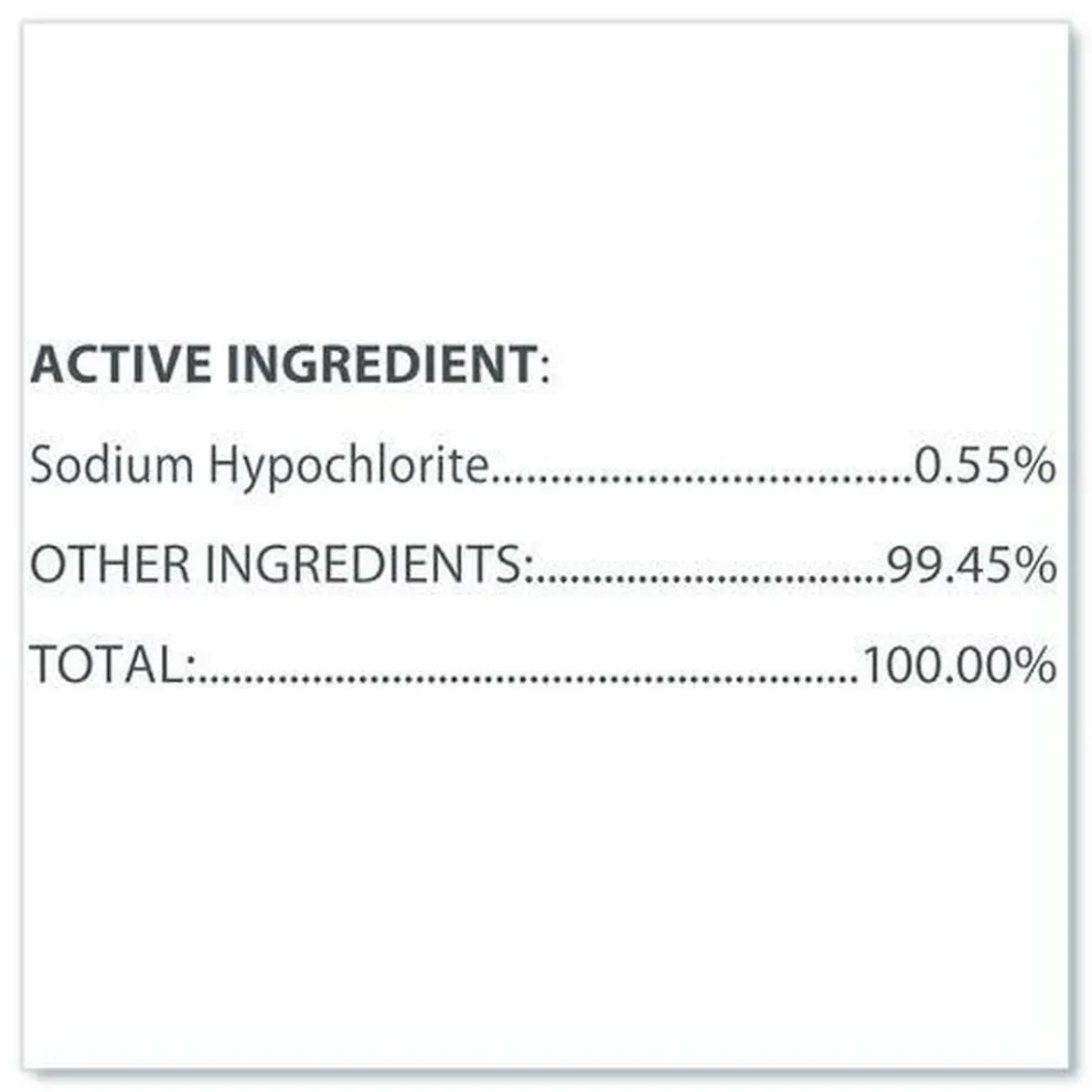 Clorox Healthcare 6.75 in. x 9 in. 1-Ply Individual Bleach Germicidal Wipes - Unscented White (6/Carton)