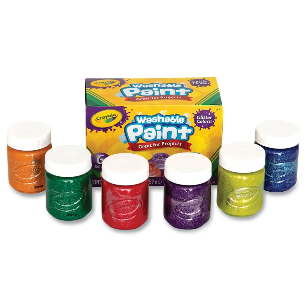 Crayola 2 oz Washable Paint - 6 Assorted Classic Colors