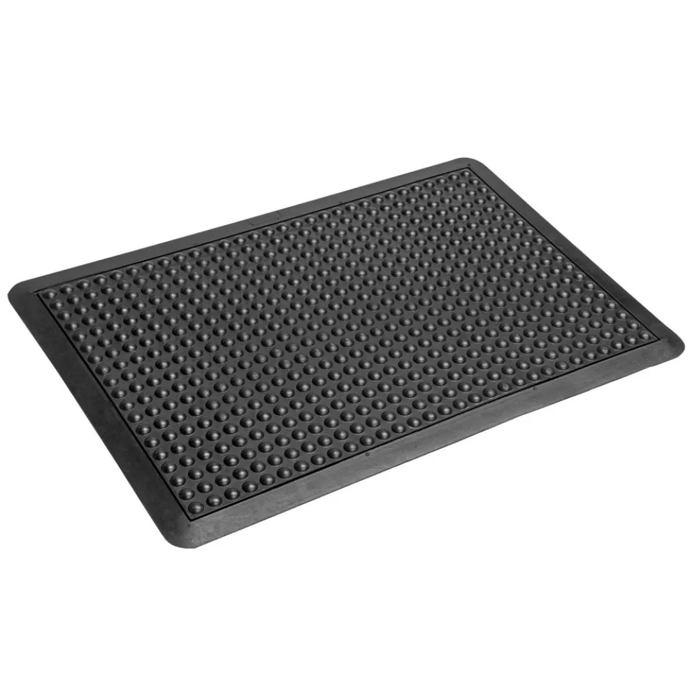 Crown 24 in. x 26 in. Yoga-Flex Anti-Fatigue Mat - Black