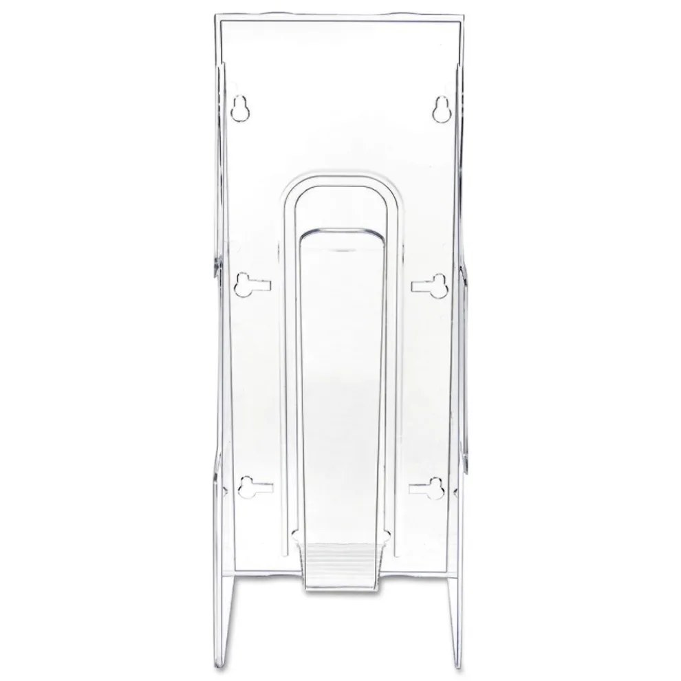 Deflecto Stand-Tall Wall-Mount 4.56 in. x 3.25 in. x 11.88 in. Leaflet Literature Rack - Clear