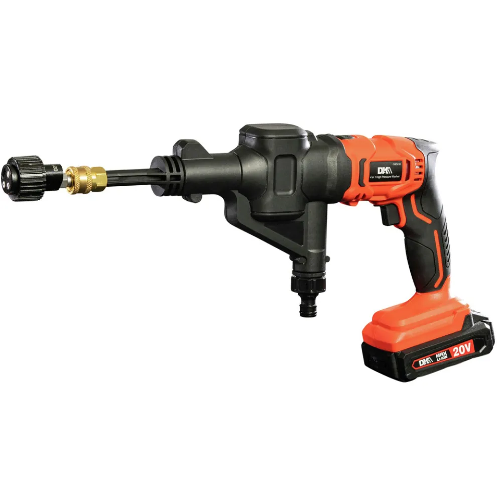 Detail K2 20V Lithium-Ion Quick-Charge Cordless 4-in-1 Tool Kit