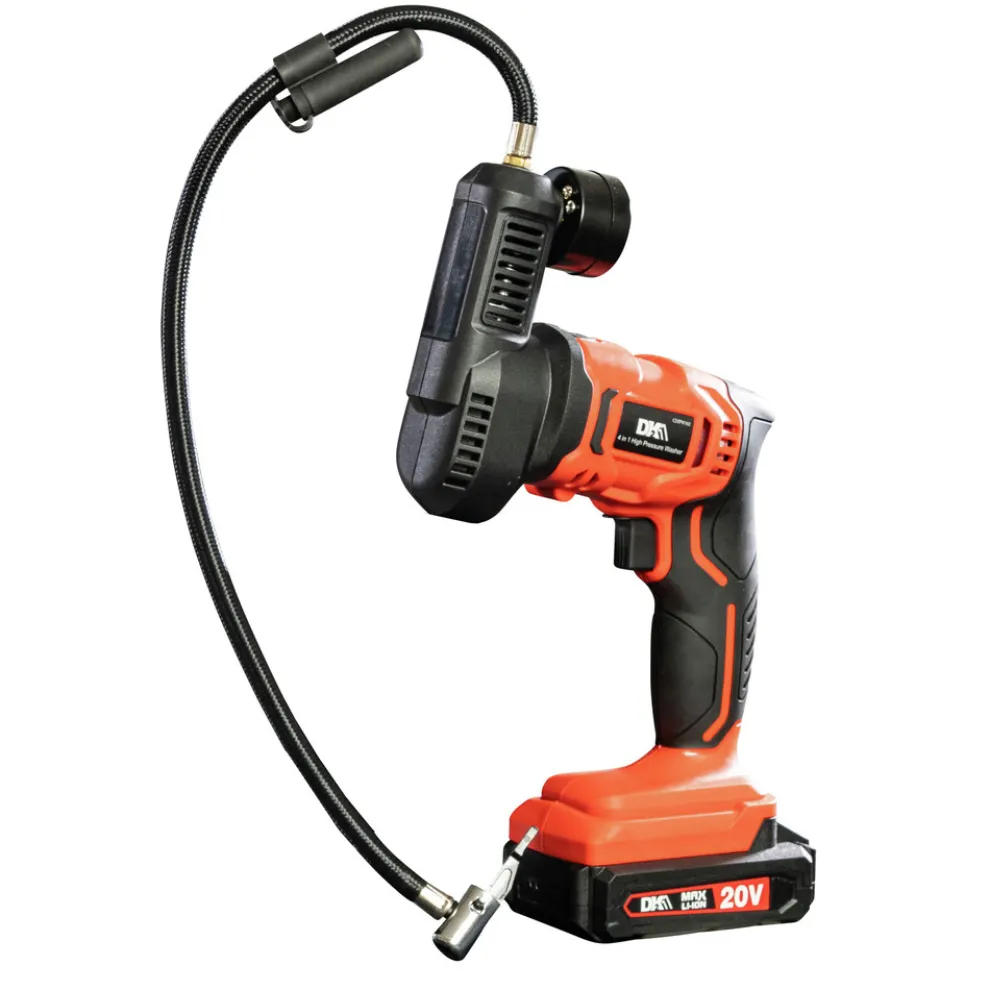Detail K2 20V Lithium-Ion Quick-Charge Cordless 4-in-1 Tool Kit